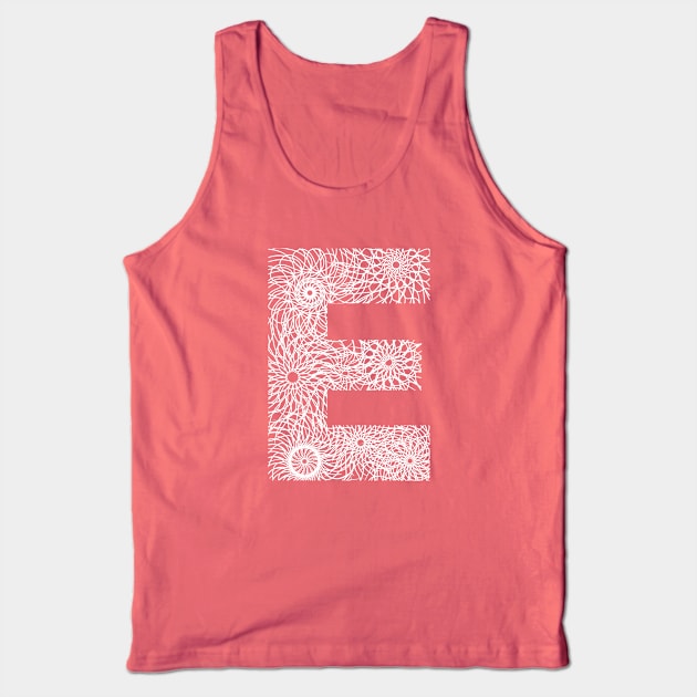 Letter E Tank Top by Hip Scarves and Bangles